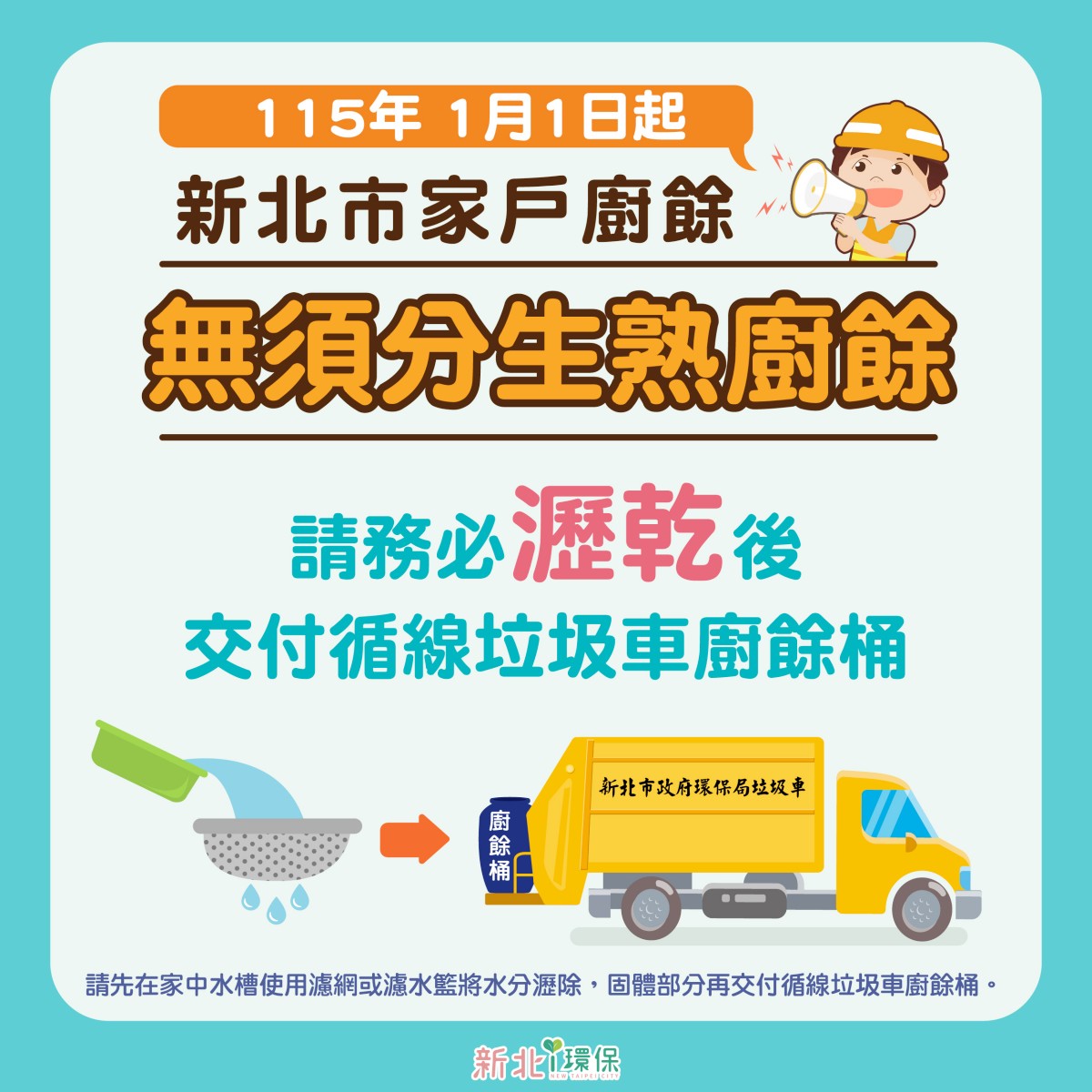 2026廚餘新制懶人包！雙北免分生熟，這３類丟錯小心罰６千