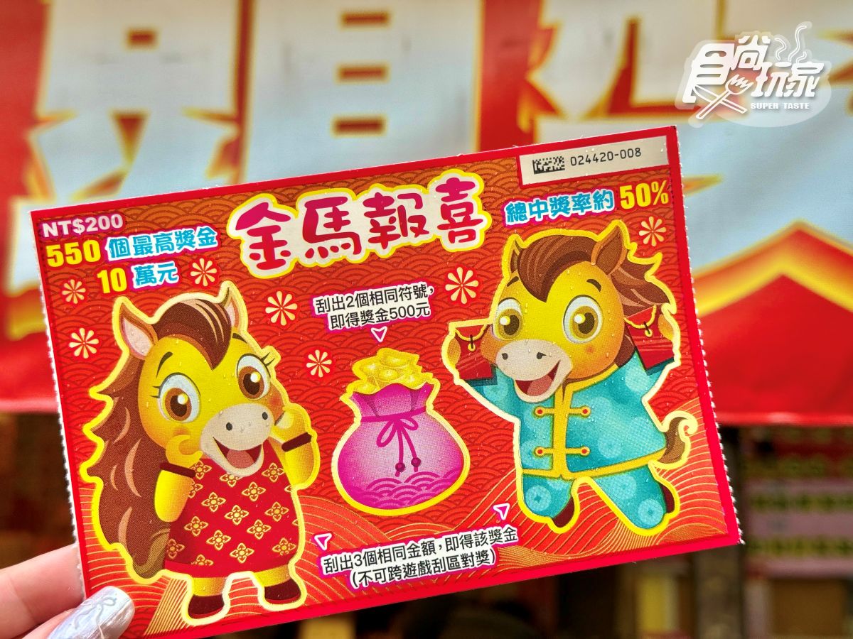 2026馬年15款全新刮刮樂開賣！高CP值推薦、中獎率、獎金一次看