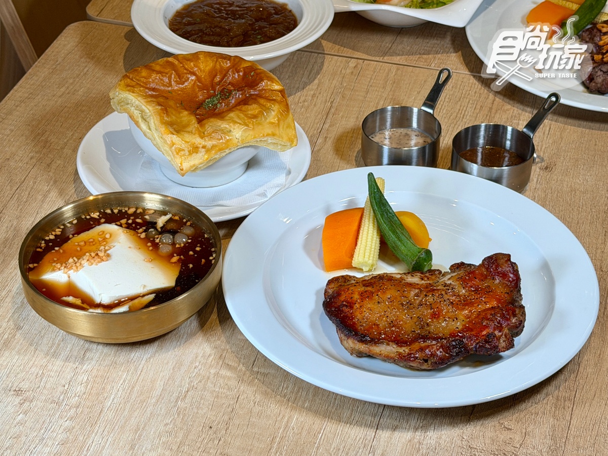 398元爽嗑排餐＋自助吧！新開幕雞腿排買一送一，水果、麵包、冰淇淋吃到飽