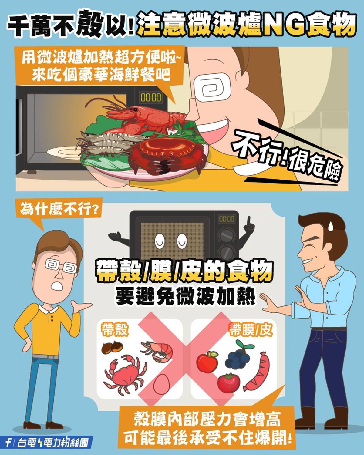 微波便當一直爆炸超崩潰！內行教２招秒解決不再噴濺，台電曝不能微波食物