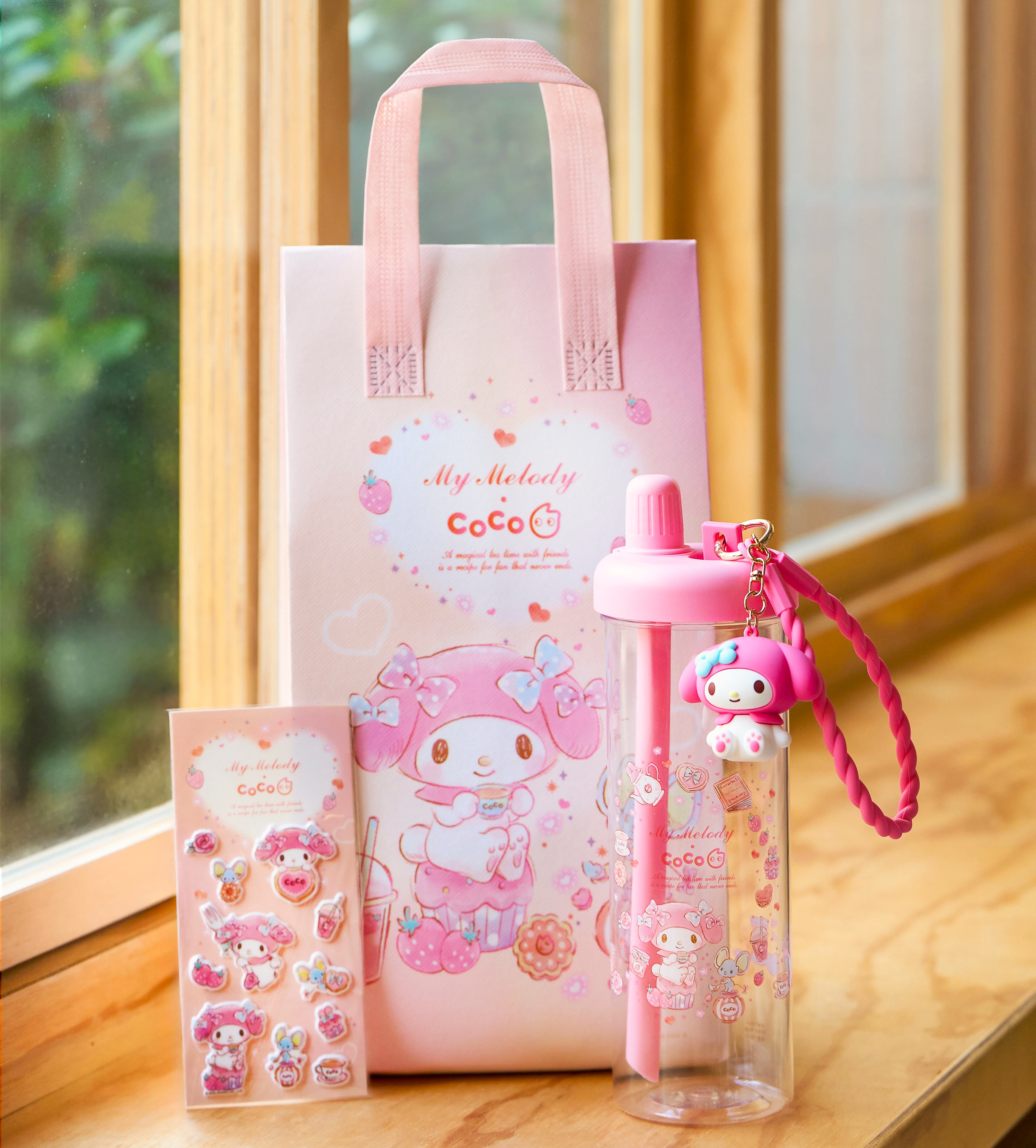 「CoCoｘ美樂蒂」最夢幻草莓聯名！冷水杯搭吊飾太Q、Mr. WISH第２彈同步看