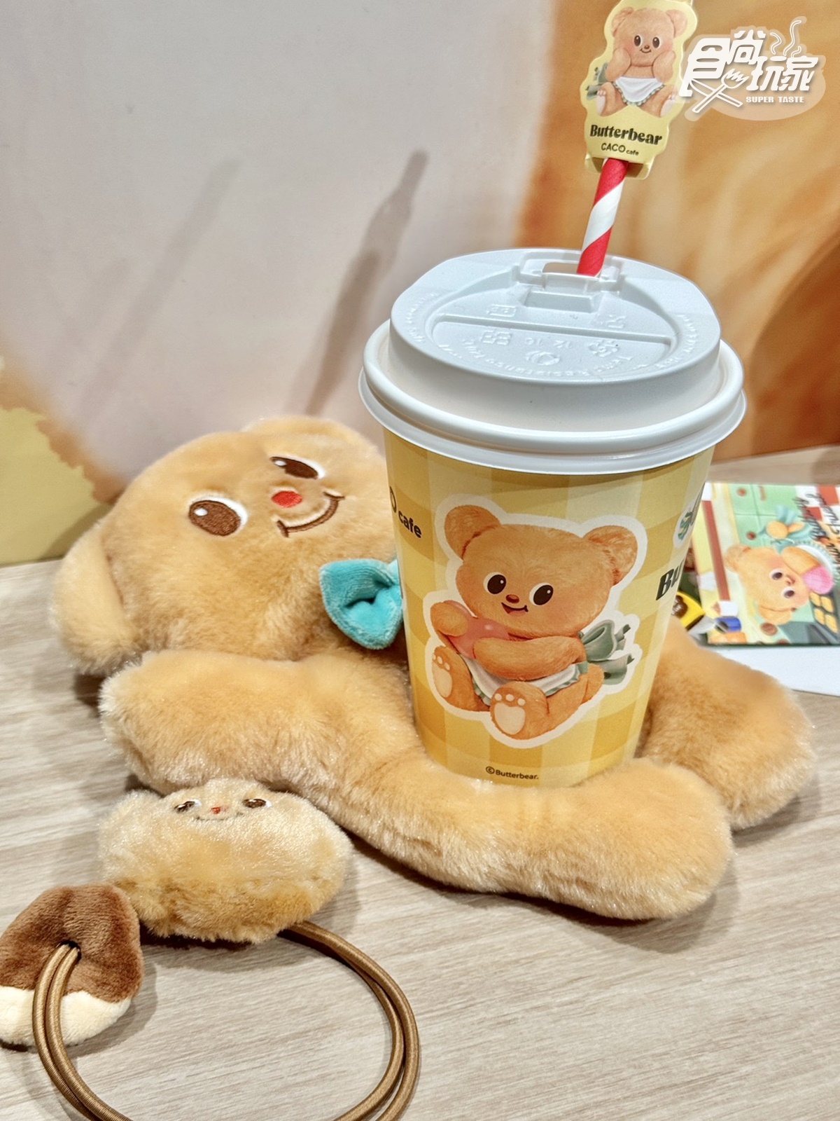 泰國超火「奶油小熊」咖啡廳登台！Butterbear造型雞蛋糕，周邊伴手禮、滿額贈