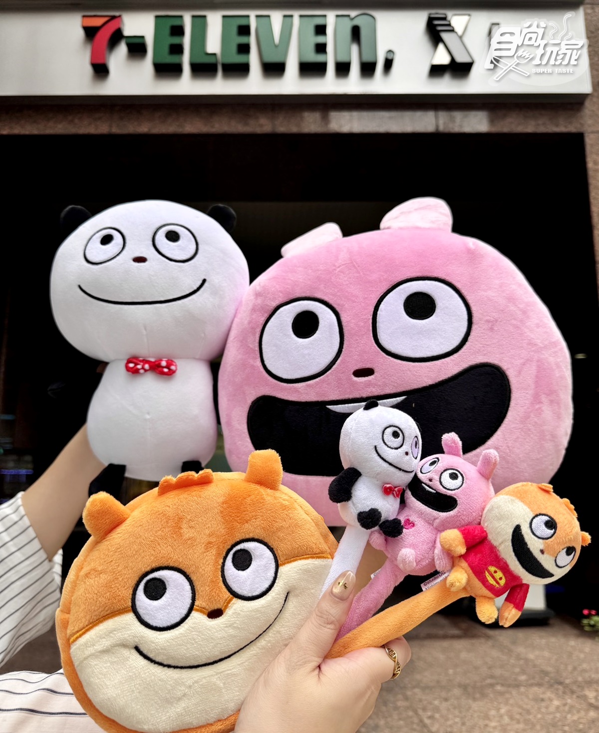 LINE貼圖夯爆「戀愛兔」到小七！「7-11ｘ西村優志」20款周邊：絨毛筆、語錄胸章