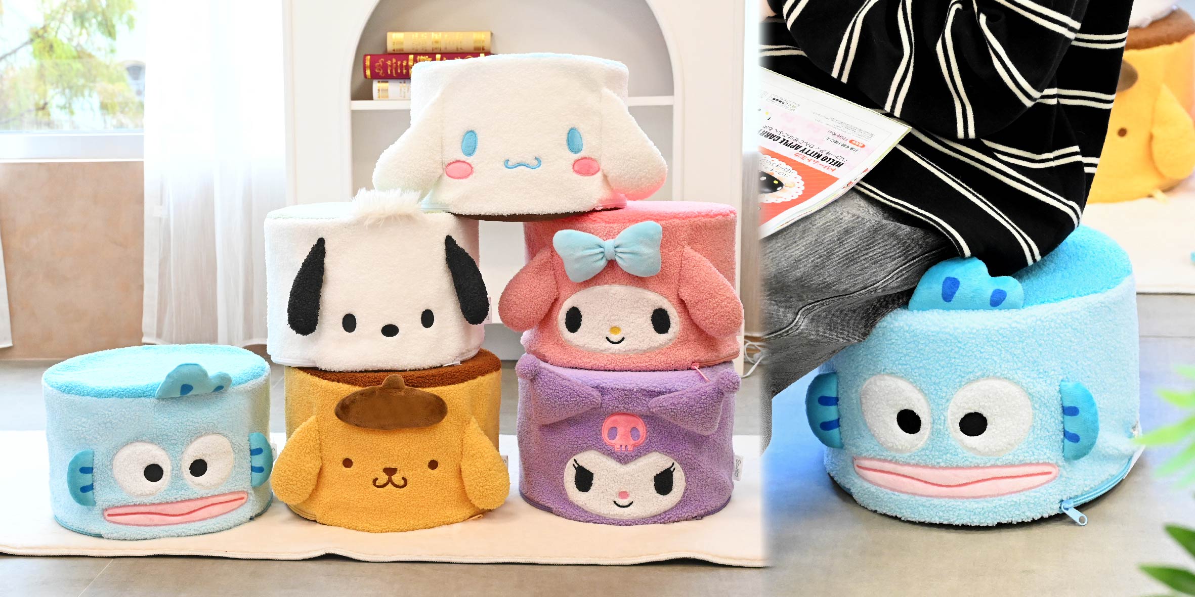 巨大Pingu現身嘉義！「三麗鷗巨大扭蛋機」抽22吋獨角獸變裝玩偶，50元滾雪球機