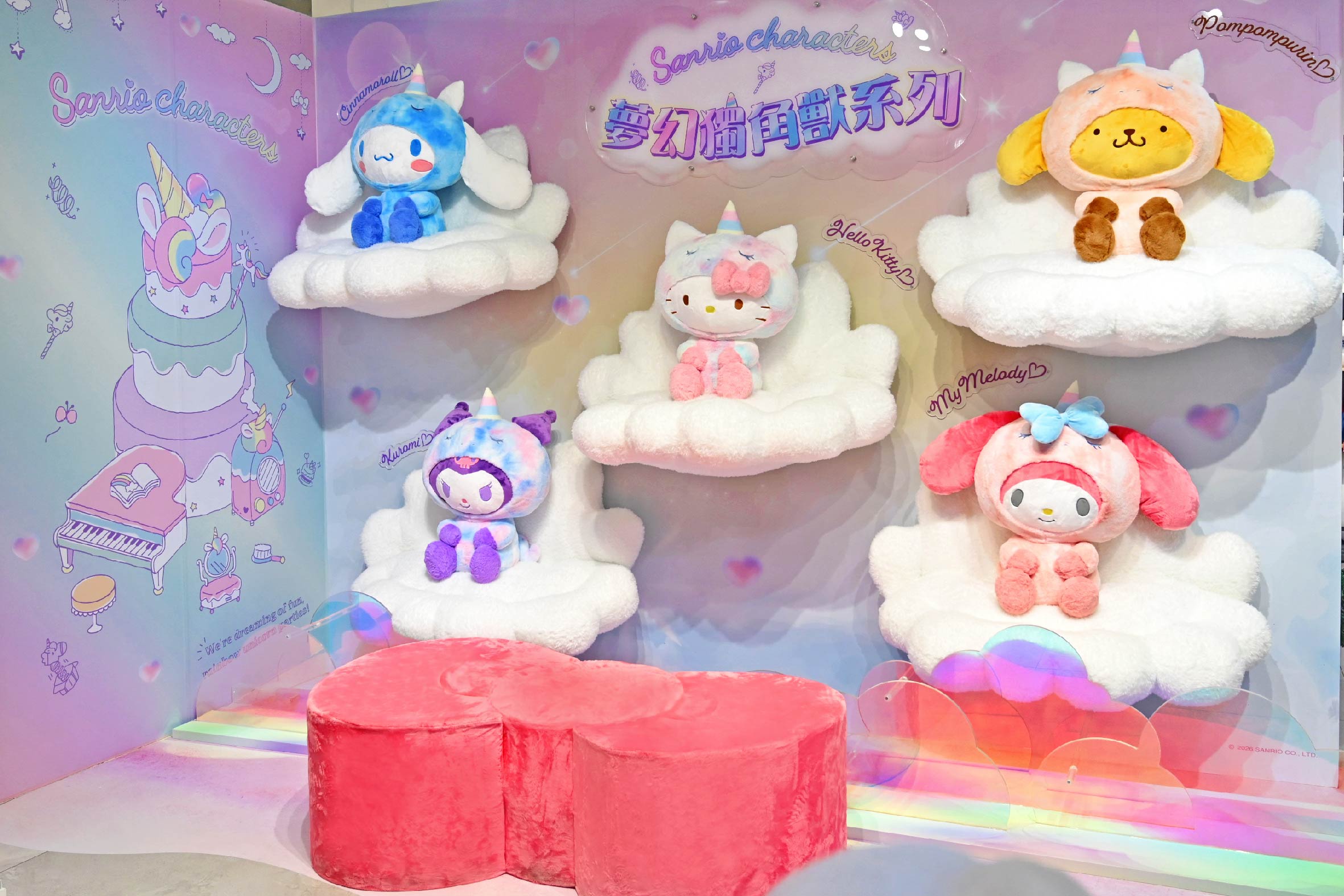 巨大Pingu現身嘉義！「三麗鷗巨大扭蛋機」抽22吋獨角獸變裝玩偶，50元滾雪球機