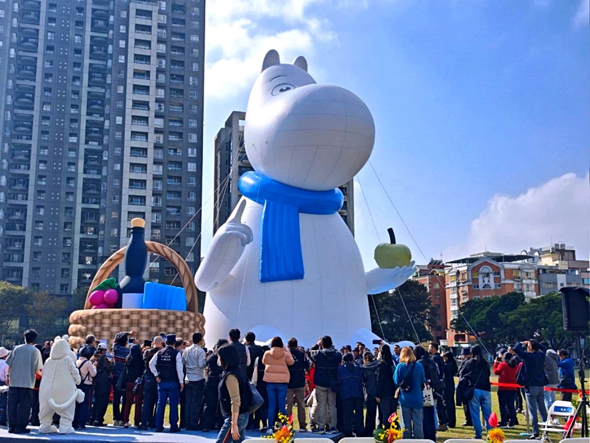 嚕嚕米小提燈免費拿！2026台中燈會７大展區搶先看，21公尺巨大姆明出沒