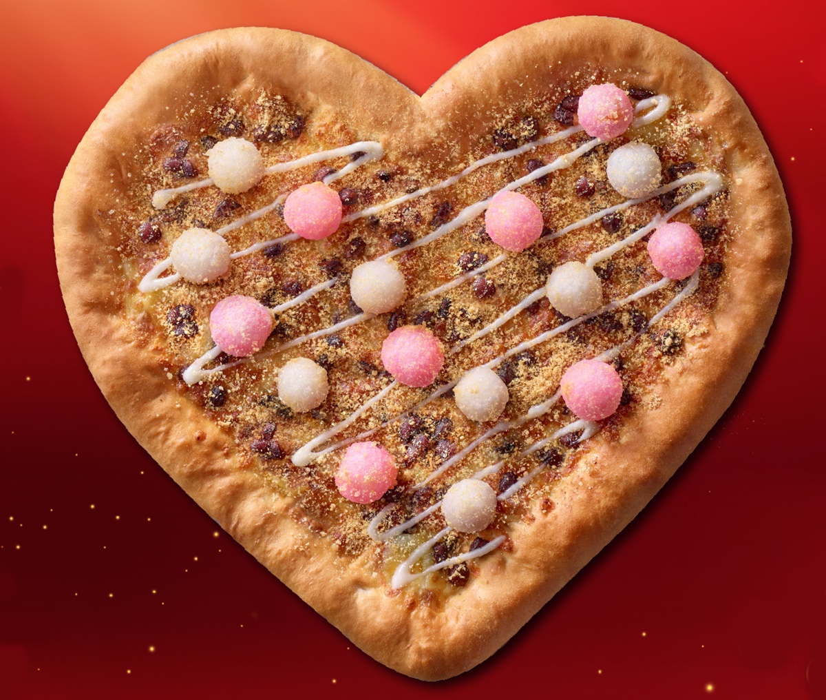 必勝客「花好月圓愛心披薩」回歸！紅白湯圓＋花生粉太狂，加碼搶１元披薩