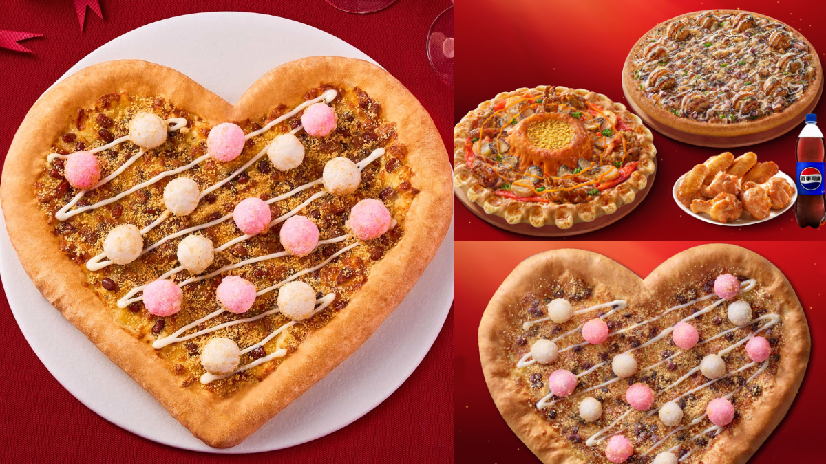 必勝客「花好月圓愛心披薩」回歸！紅白湯圓＋花生粉太狂，加碼搶１元披薩
