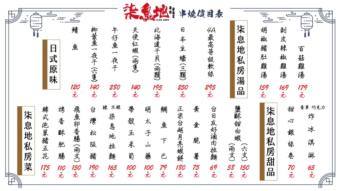 【賞燈美食祭】串燒買４送４！平價串燒名店19元起開吃，新開店再送120元鯖魚