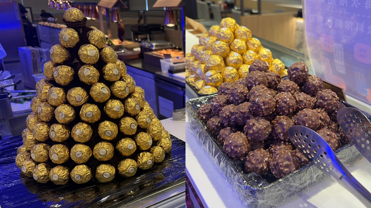 全台首間「金莎巧克力吃到飽」！799元嗑百款自助吧＋火鍋，大湖草莓無限夾