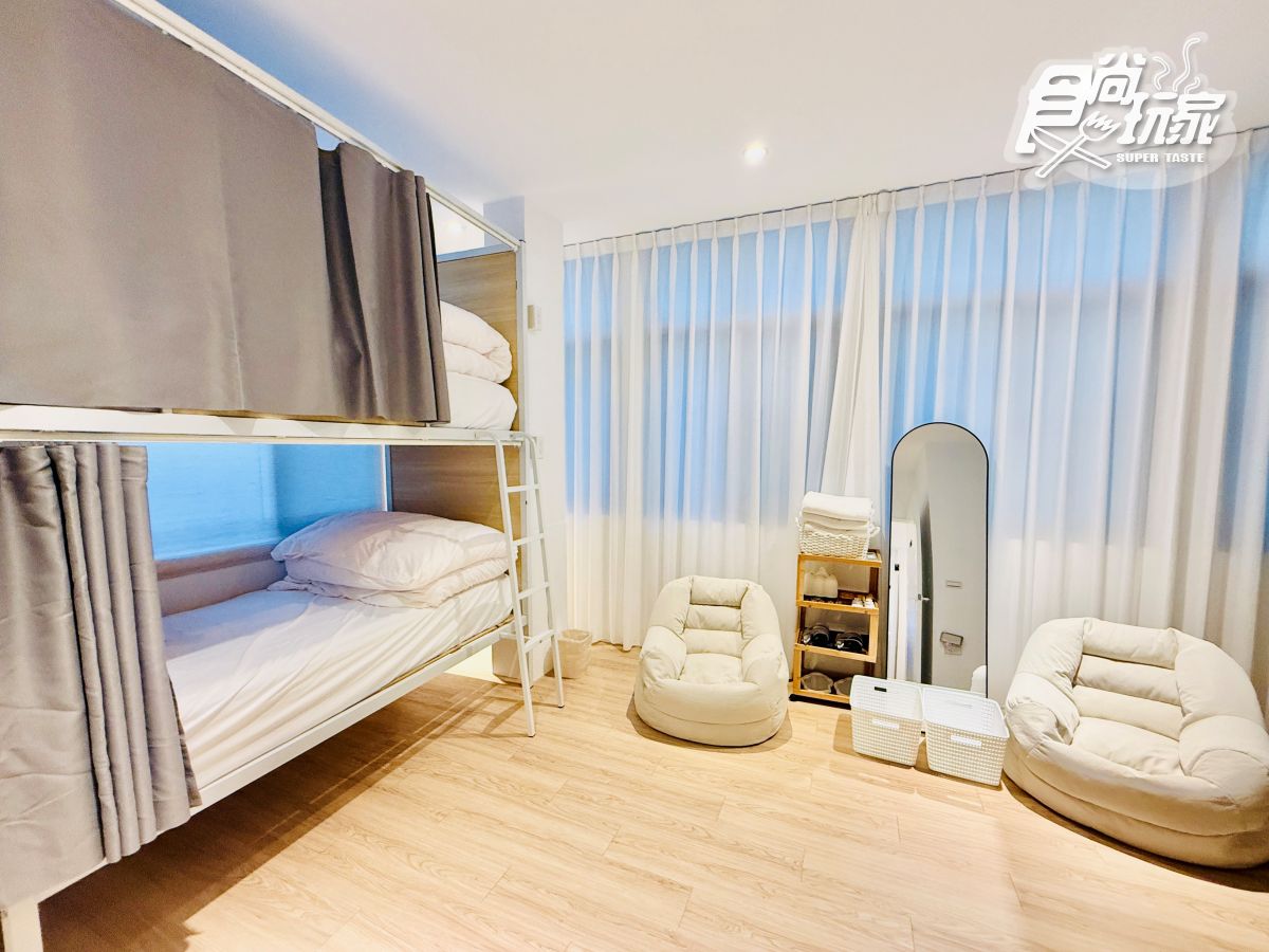 台南新開幕民宿開箱！韓系奶油白裝潢超好拍，地點近國華街美食一級戰區