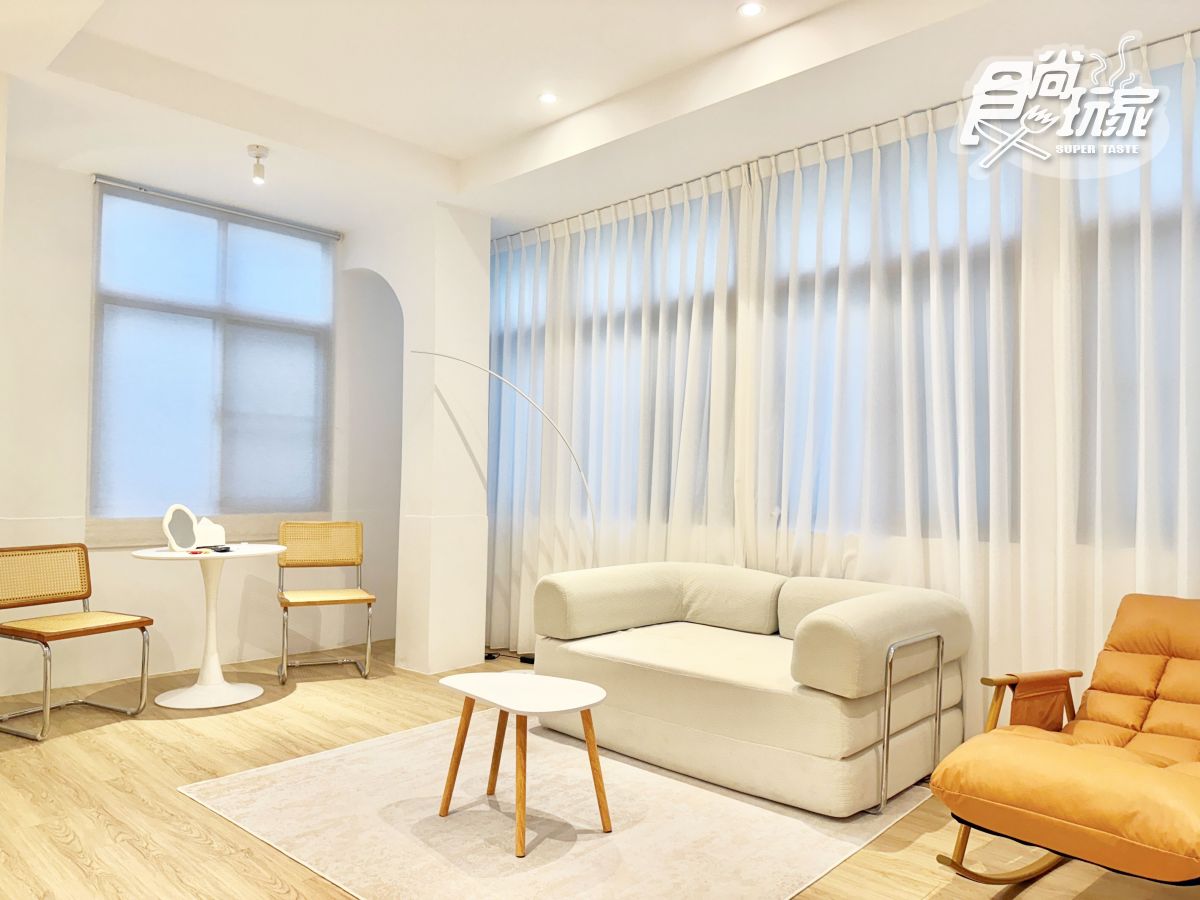 台南新開幕民宿開箱！韓系奶油白裝潢超好拍，地點近國華街美食一級戰區