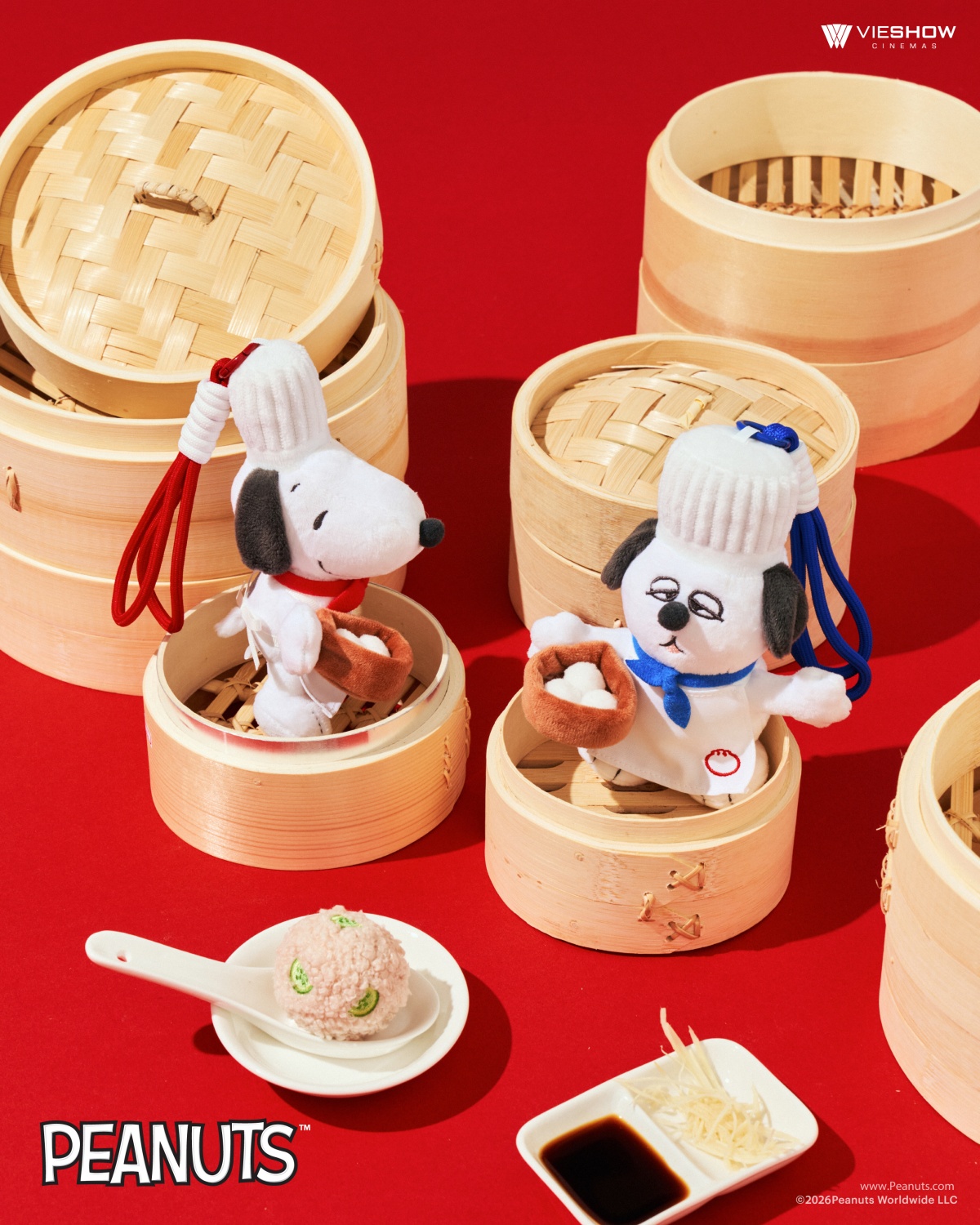 全球獨家「史努比小籠包」！威秀影城推吊飾、玩偶９款，開賣時間、價格曝光