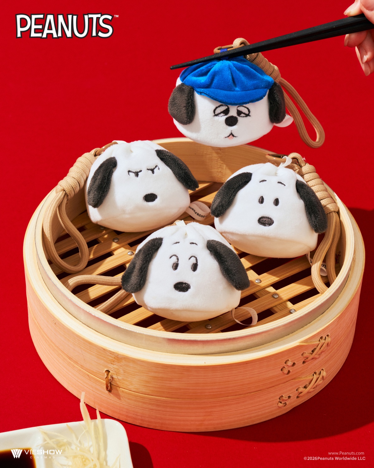 全球獨家「史努比小籠包」！威秀影城推吊飾、玩偶９款，開賣時間、價格曝光