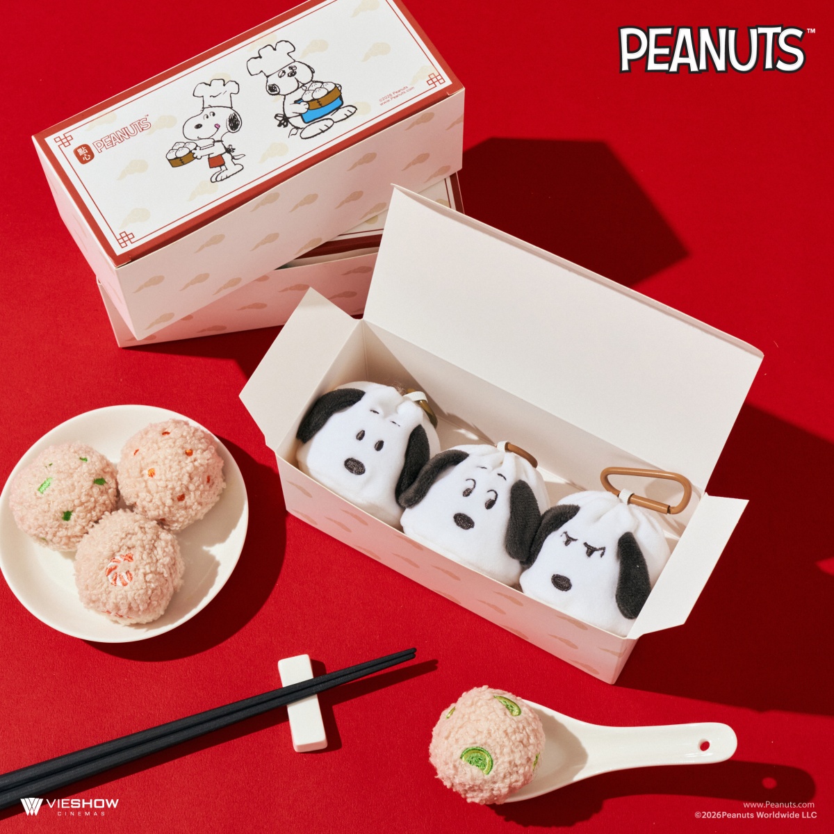 全球獨家「史努比小籠包」！威秀影城推吊飾、玩偶９款，開賣時間、價格曝光