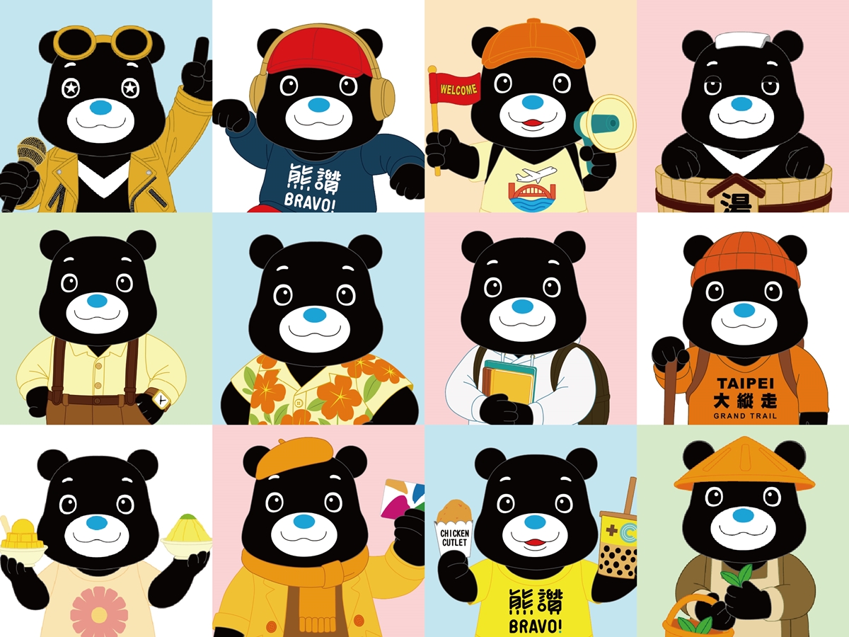 全台最萌代言人！2026台北燈節「12款熊讚」新亮相，12行政區專屬穿搭超好拍