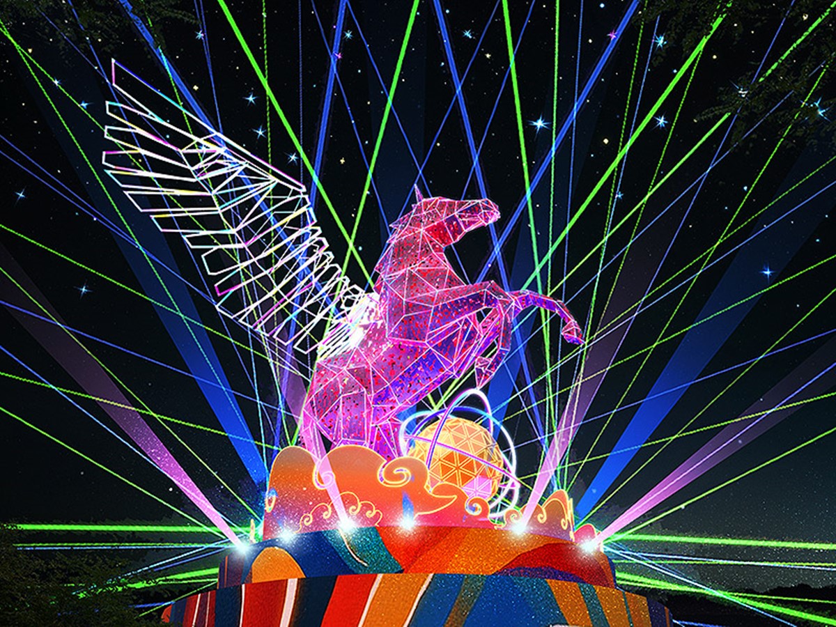 「馬上發」小提燈免費拿！2026桃園燈會攻略，必拍超萌Dcard角色樂園