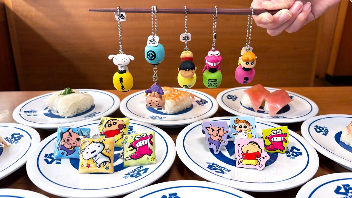 ５間「蠟筆小新主題店」！藏壽司燈籠吊飾、書籤扭蛋13款，再送萌翻零錢包