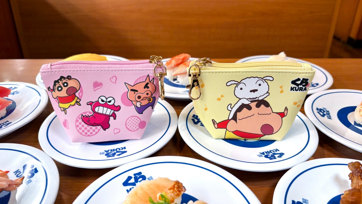 ５間「蠟筆小新主題店」！藏壽司燈籠吊飾、書籤扭蛋13款，再送萌翻零錢包