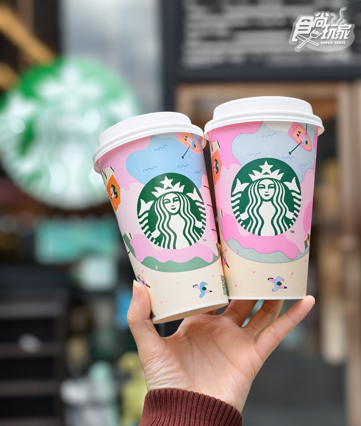 星巴克櫻花季報到！情人節連２天買一送一，「草莓星冰樂、草莓抹茶」搶先喝