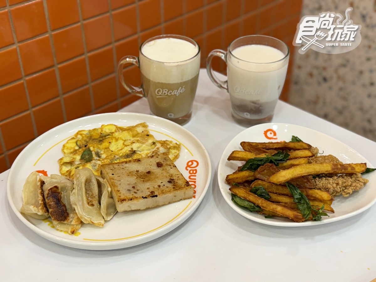 芋頭控快衝！Q Burger超狂「芋頭季」７款開箱，爆漿乳酪烤餅、可朗芙
