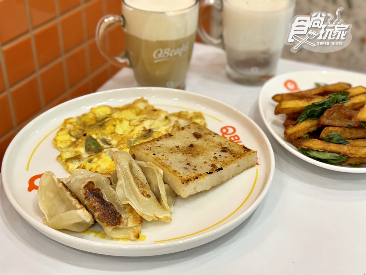 芋頭控快衝！Q Burger超狂「芋頭季」７款開箱，爆漿乳酪烤餅、可朗芙