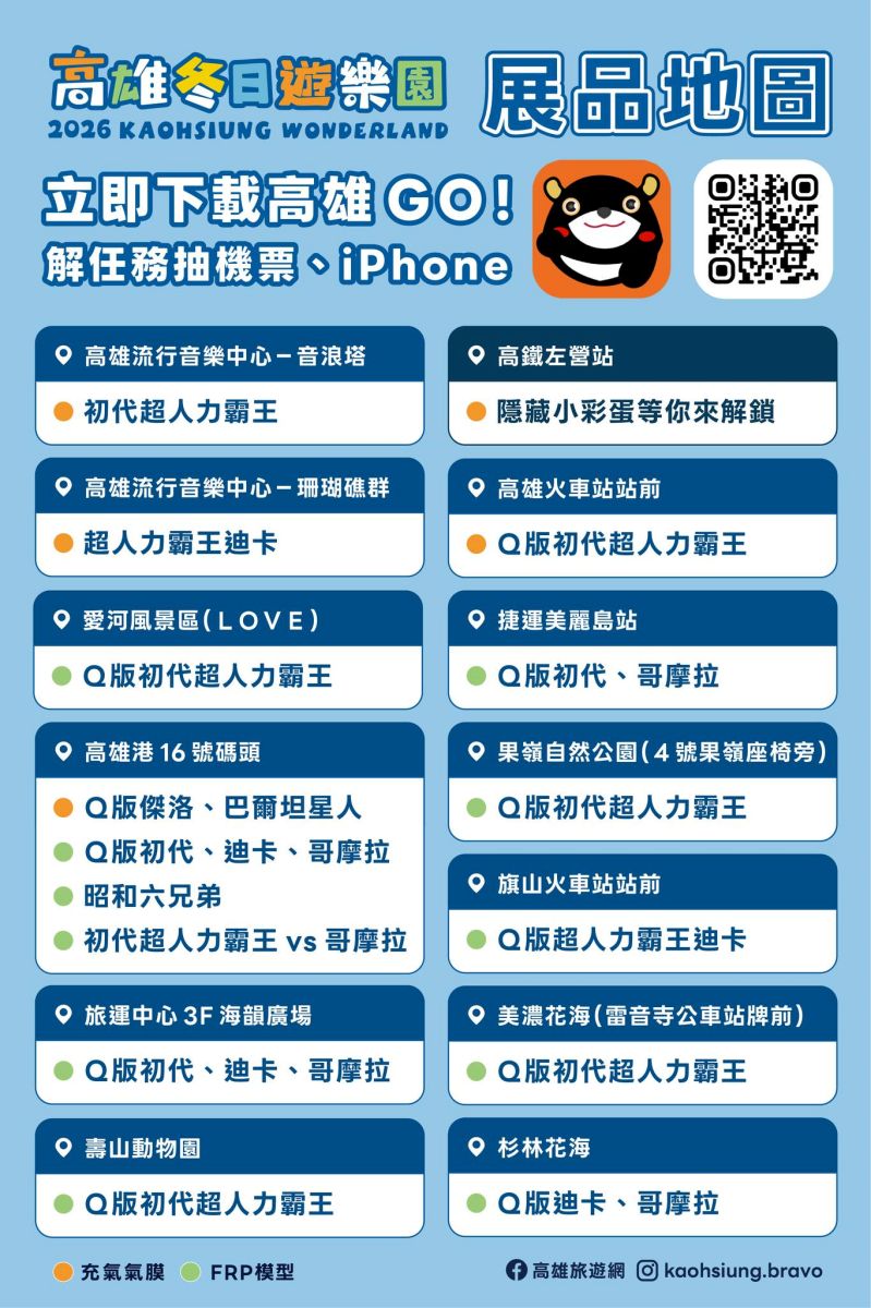 「超人力霸王」降落愛河灣！2026高雄燈會「冬日遊樂園」攻略，小提燈免費拿