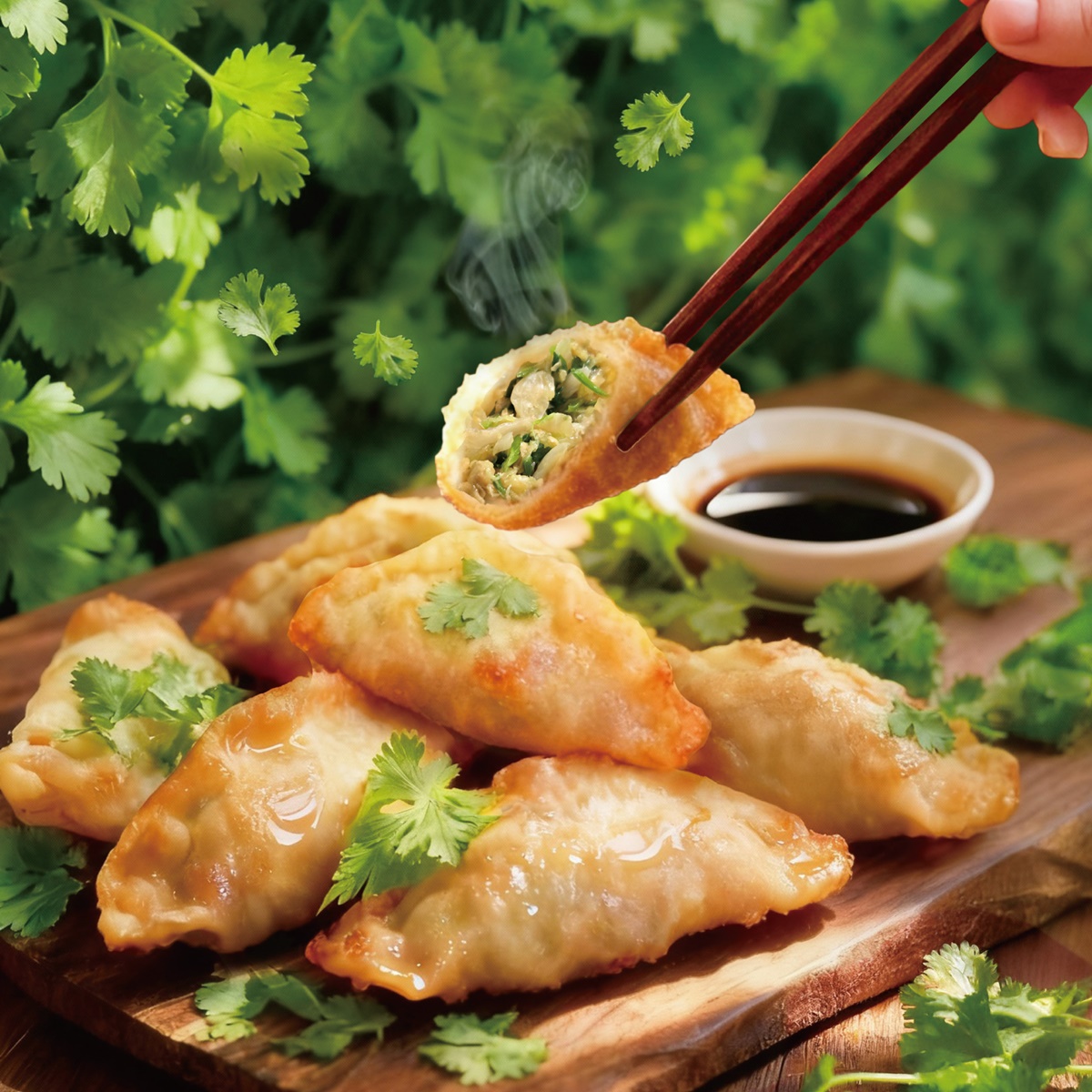 香菜控暴動!麥味登全新「香菜炸餃」登場,10元爽吃薯餅、Q Burger買一送一 香菜控暴動!麥味登全新「香菜炸餃」登場,10元爽吃薯餅、Q Burger買一送一