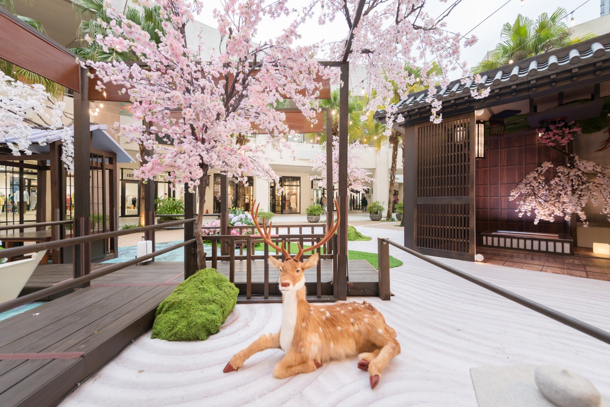 獨家日系庭園免費拍！嫩粉花海、櫻花小船７打卡點，加碼台中新百貨4/10開幕