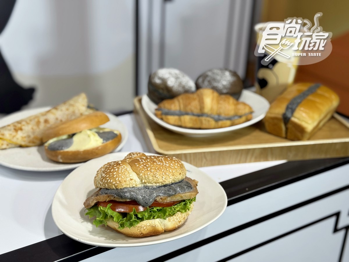 拉亞漢堡Ｘ馬來貘聯名！７款芝麻新品＋包裝，45元起嗑爆漿貝果、生甜甜圈
