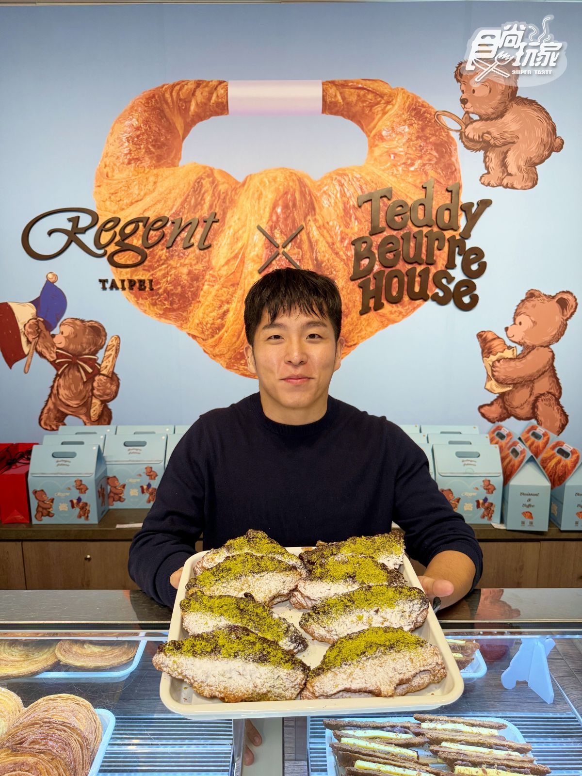 首爾３大可頌名店在台北！開吃《黑白大廚》泰迪熊可頌，杜拜巧克力口味必搶