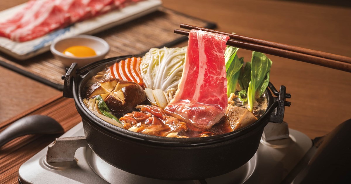 高CP值「日式壽喜燒」插旗中山！219元起嗑A5和牛，連３天免費肉量加倍