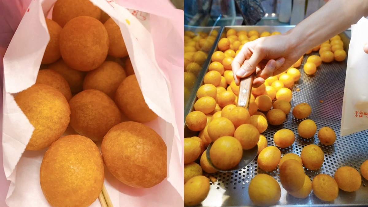 中壢夜市美食14：李媽媽黃金QQ球