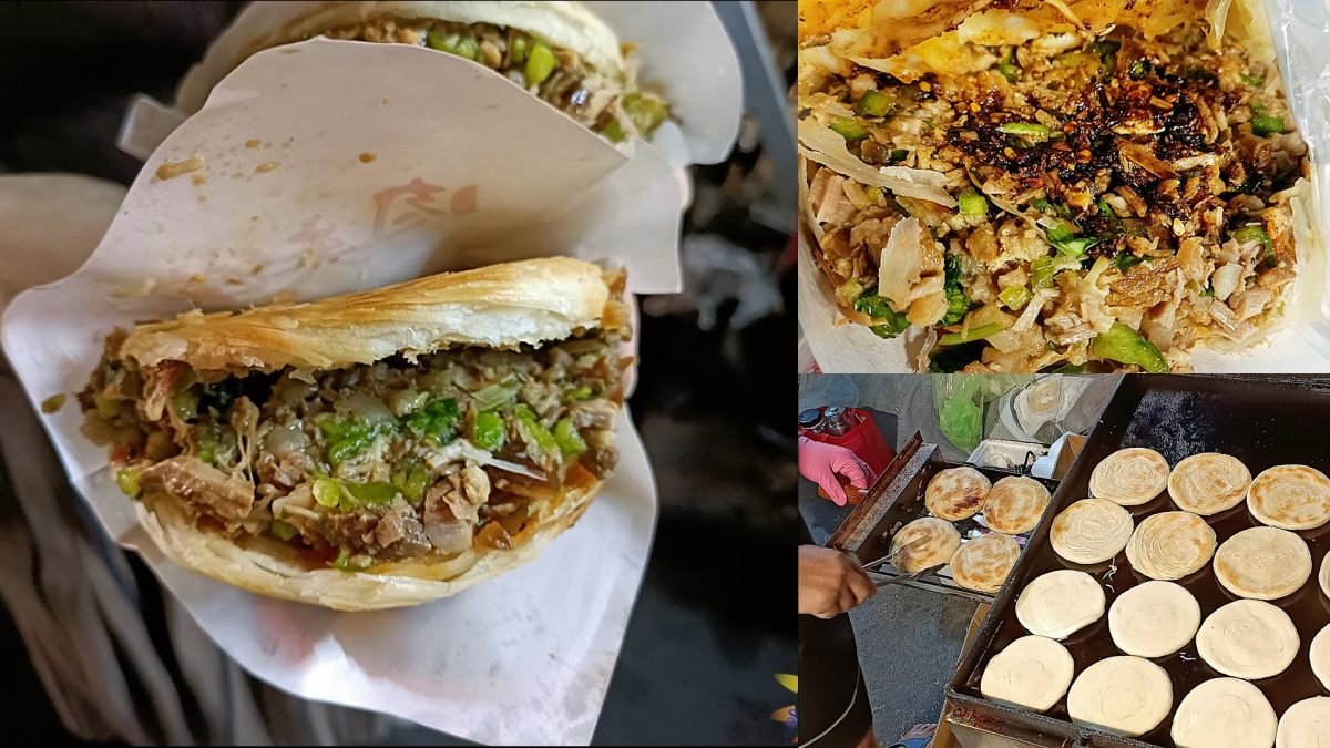 大慶夜市美食３：楊記老潼關肉夾饃