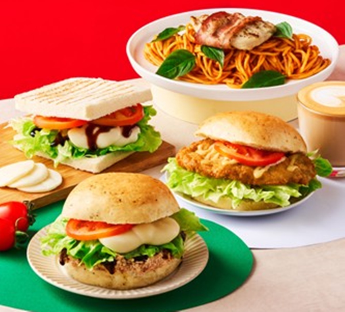 最低45元起！「Q Burger」吳寶春聯名10款，莫扎瑞拉起士堡、佛卡夏套餐