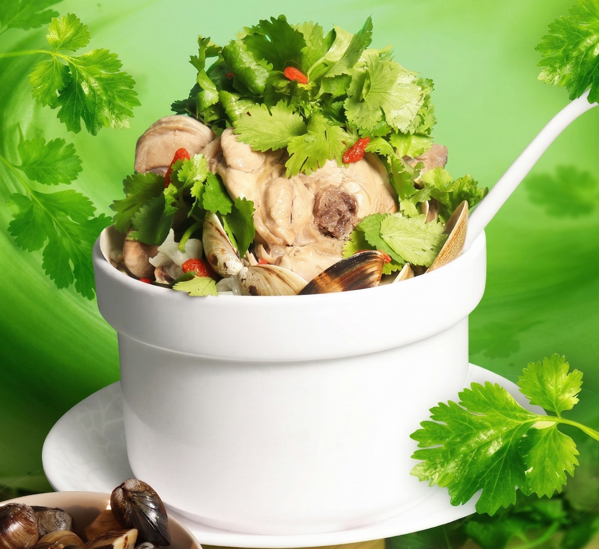 香菜控暴動！肯德基全新「香菜爆擊蛋撻」快閃２週，加碼雙月「香菜蛤蜊雞湯」