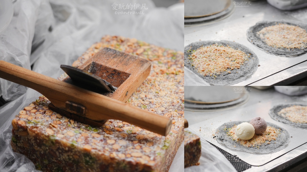 錯過等明年！旗山老街超夯「草莓龍鬚糖」最後倒數，黑皮花生捲冰淇淋也吸睛