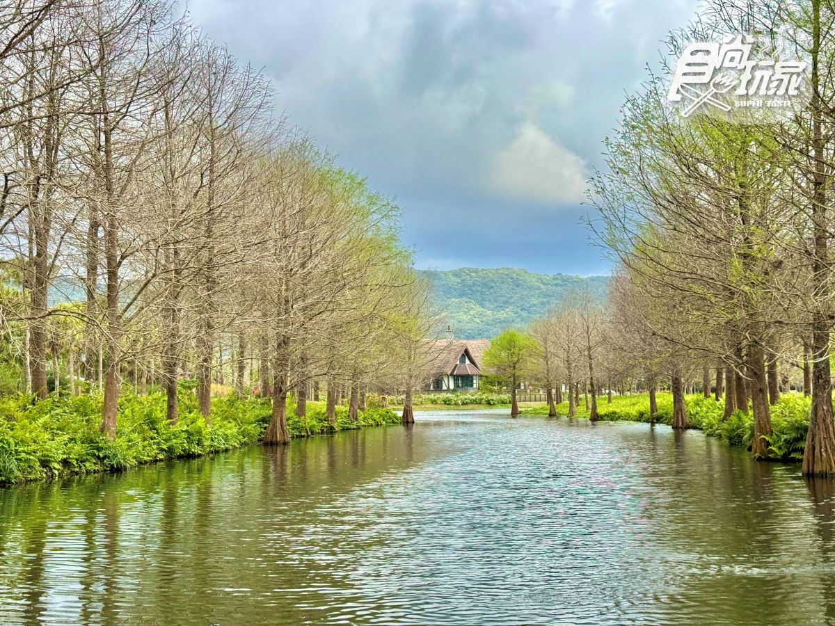 摩洛哥風「粉紅城堡」在台灣！理想PAARK水岸生活：療癒落羽松森林裡吃美食