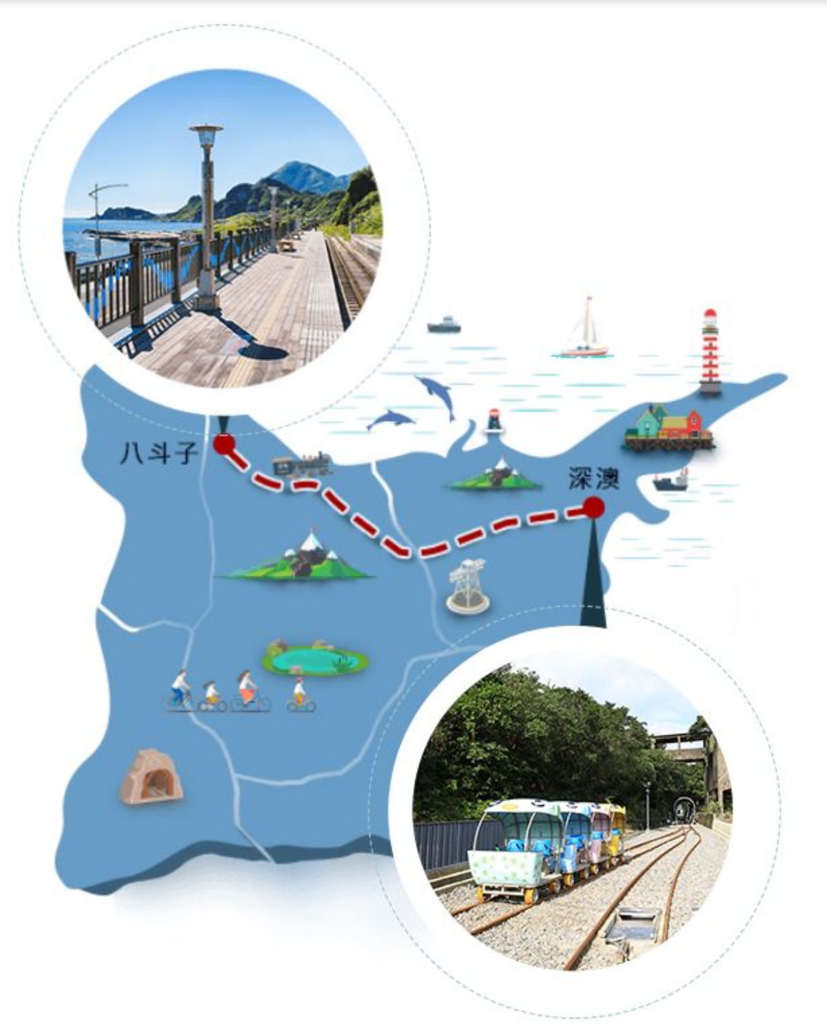 瑞芳九份一日遊攻略！山海美景＋深澳鐵道單車，３間祕境餐廳、黃金瀑布拍到手軟