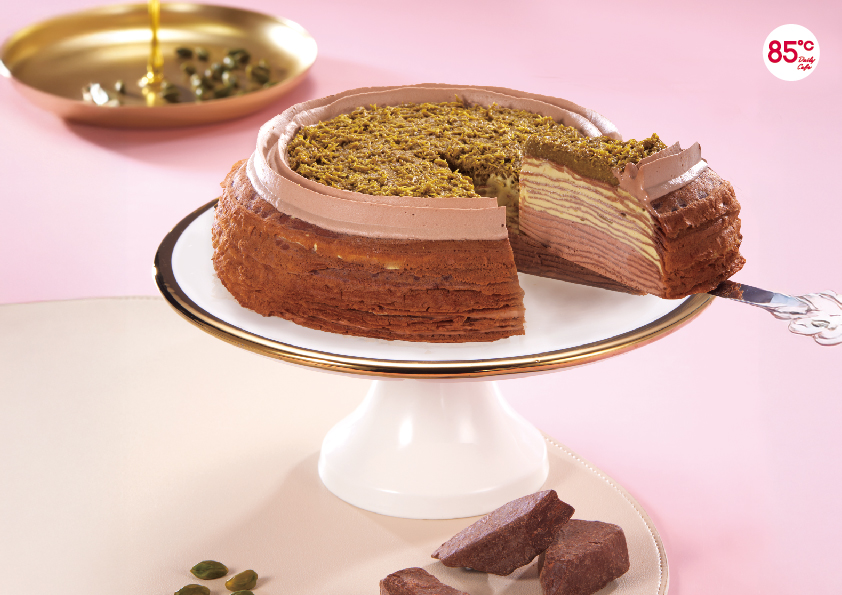 85度C也有「杜拜巧克力千層蛋糕」!2026母親節蛋糕,Lady M「草莓開心果千層」 85度C也有「杜拜巧克力千層蛋糕」!2026母親節蛋糕,Lady M「草莓開心果千層」