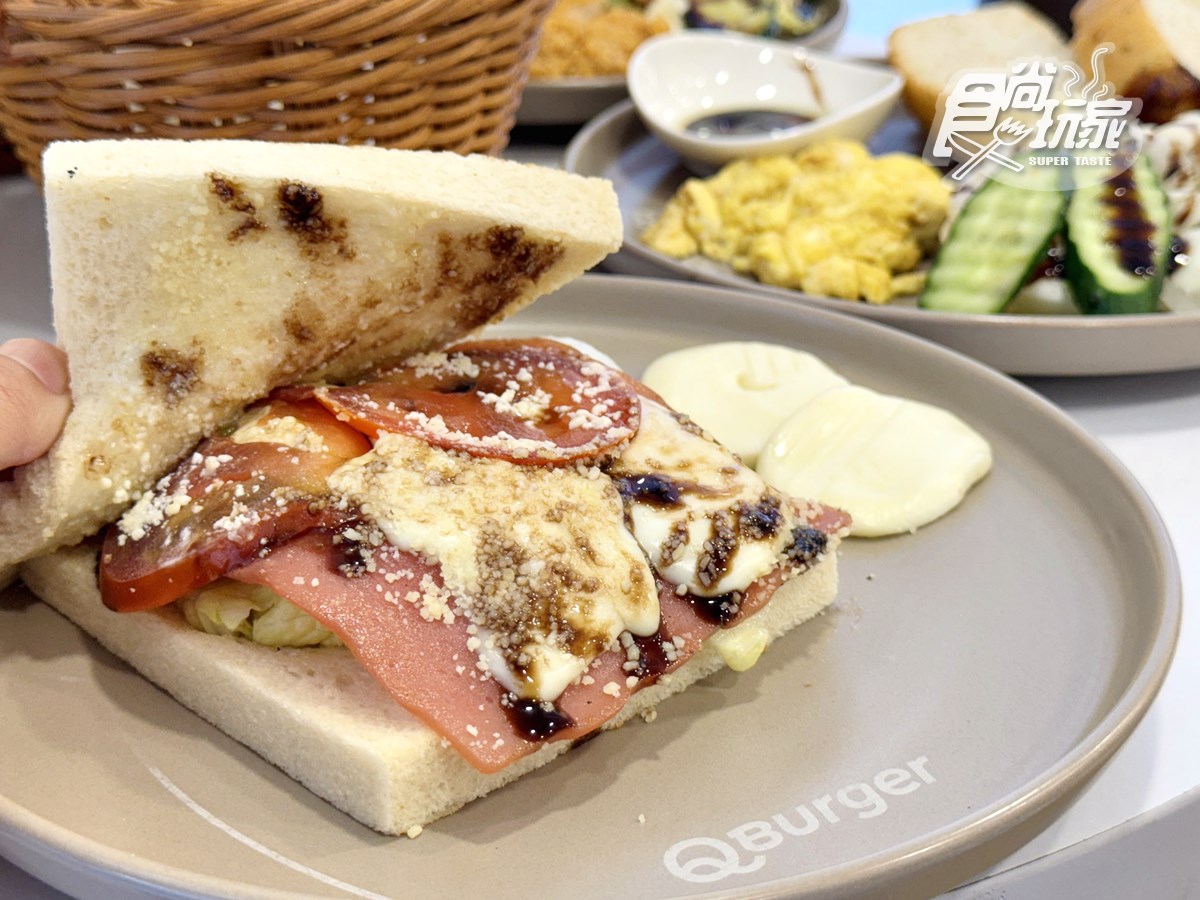 最低45元起！「Q Burger」吳寶春聯名10款開箱，莫扎瑞拉起士堡、佛卡夏