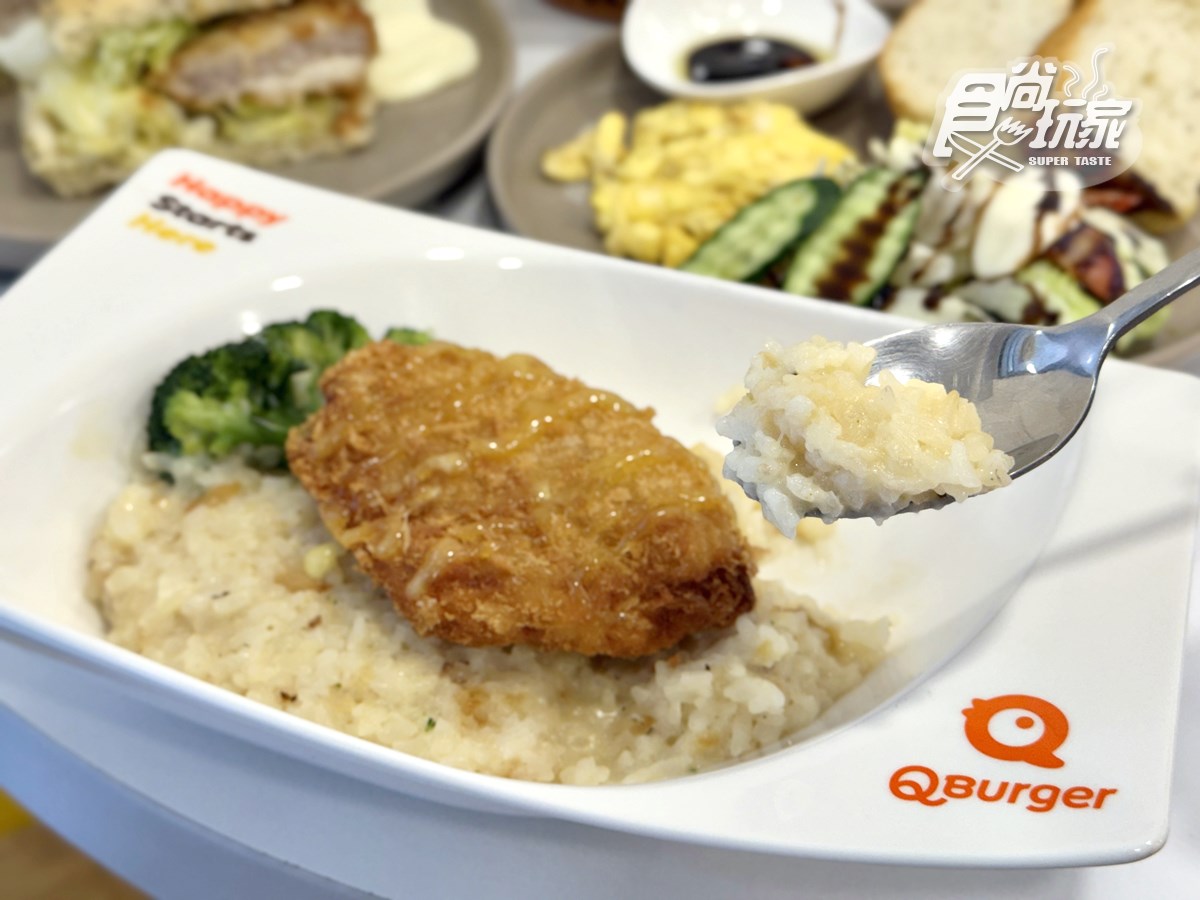 最低45元起！「Q Burger」吳寶春聯名10款開箱，莫扎瑞拉起士堡、佛卡夏