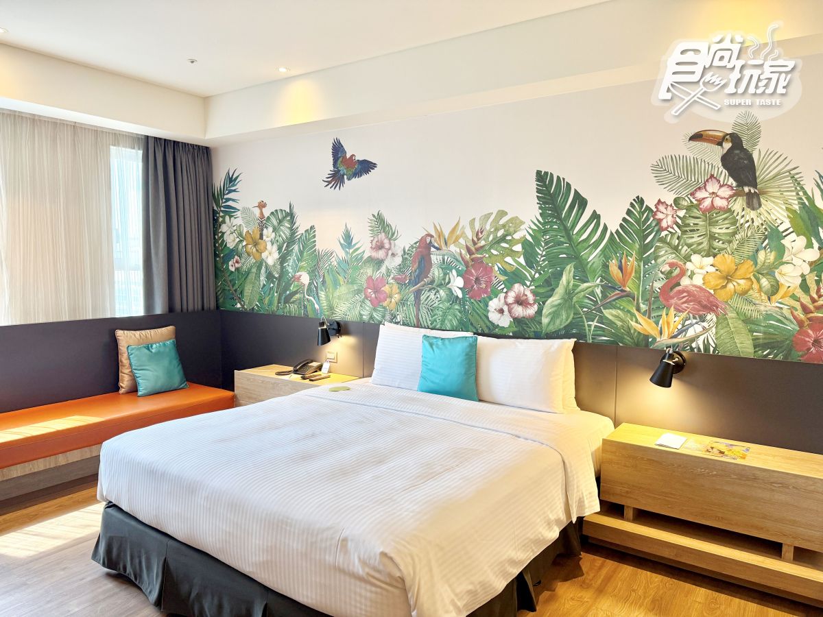 房間裡全是玩具！捷絲旅高雄站前館開箱：入住親子房免費送積木車車、零食包