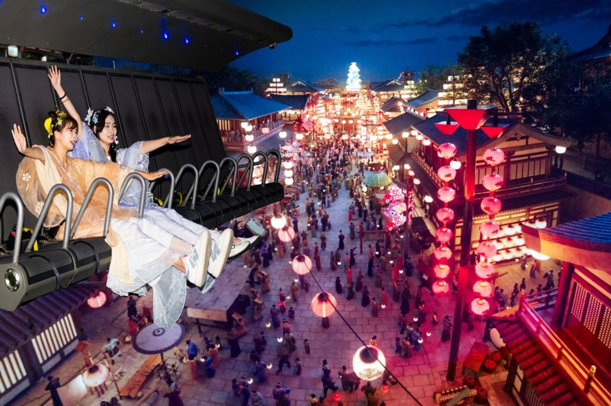 飛入古裝劇的繁華長安！5D飛行劇院新片上映，體驗刺激飛行、試穿華美唐裝