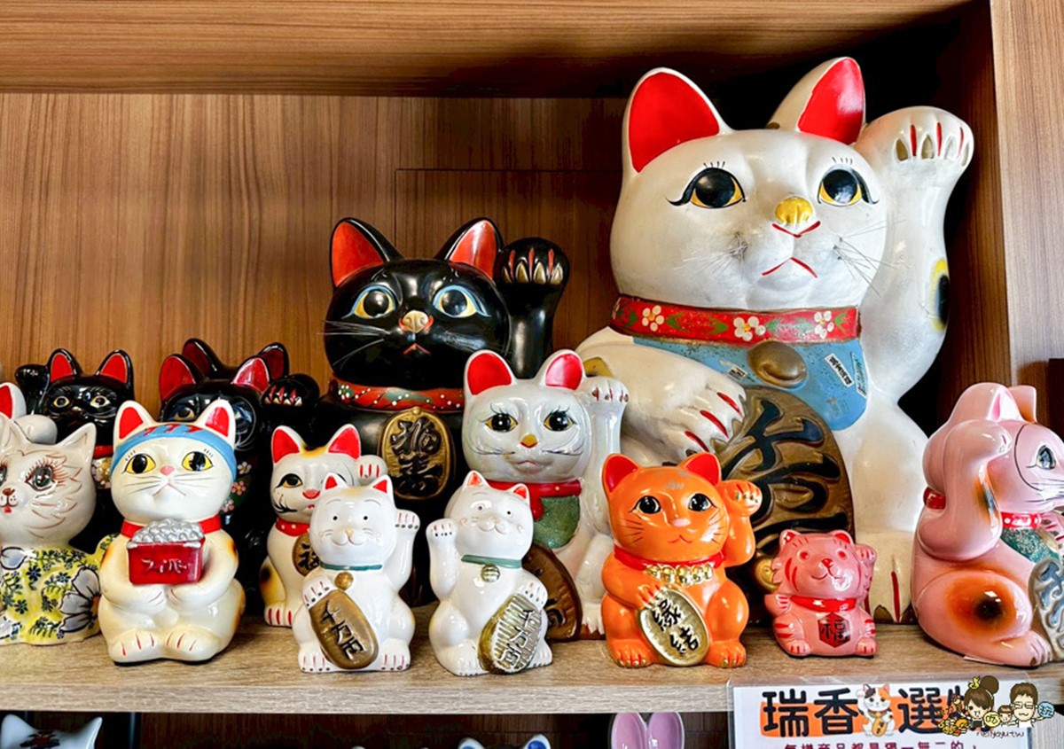 上千隻招財貓包圍！高雄日系懷舊小店開幕就爆紅， 消暑開喝古早味雪淇冰紅茶