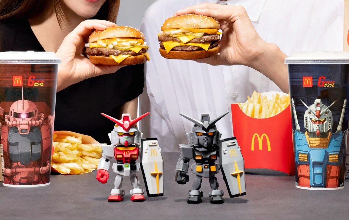 麥當勞「機動戰士鋼彈」聯名！10款包裝、鋼彈公仔，全台首間「鋼彈旗艦店」