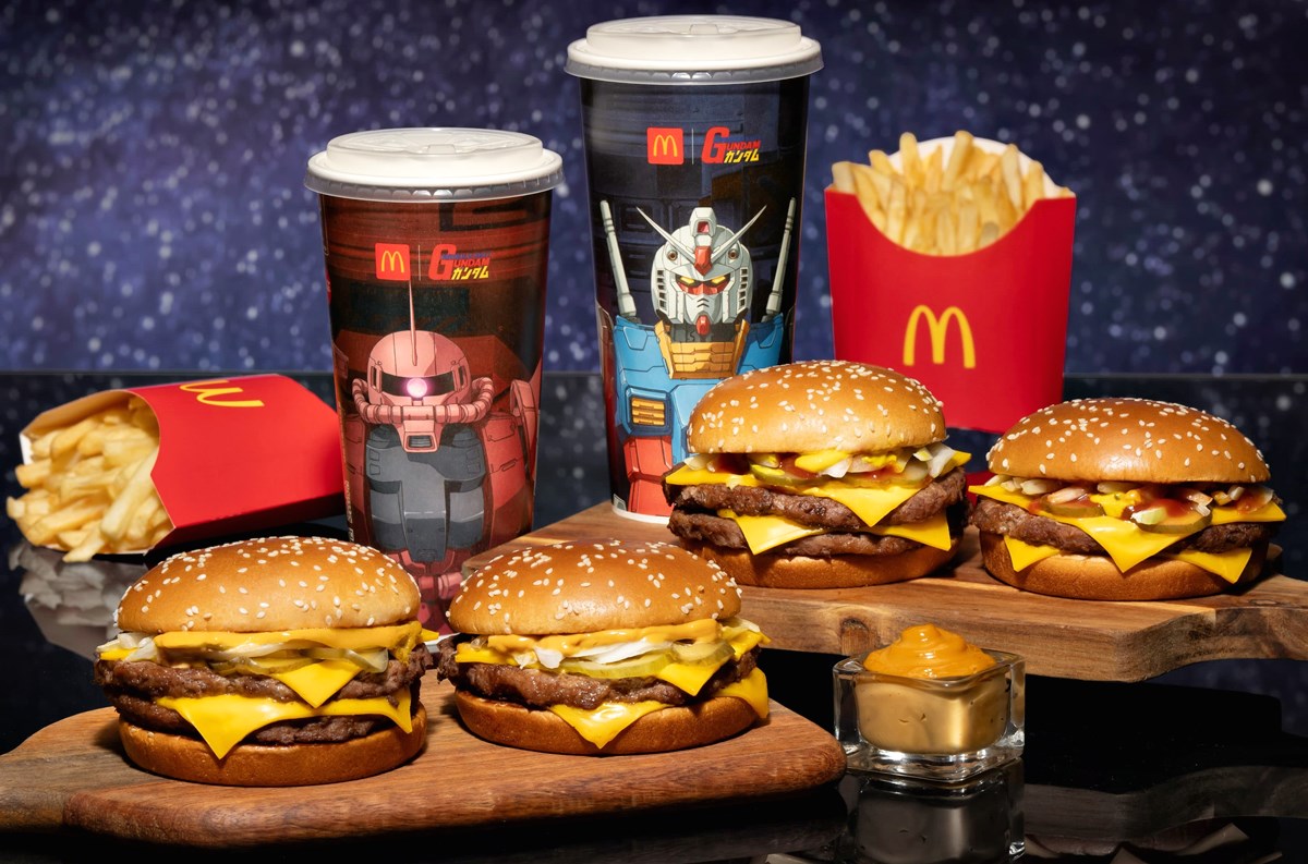 麥當勞「機動戰士鋼彈」聯名！10款包裝、鋼彈公仔，全台首間「鋼彈旗艦店」