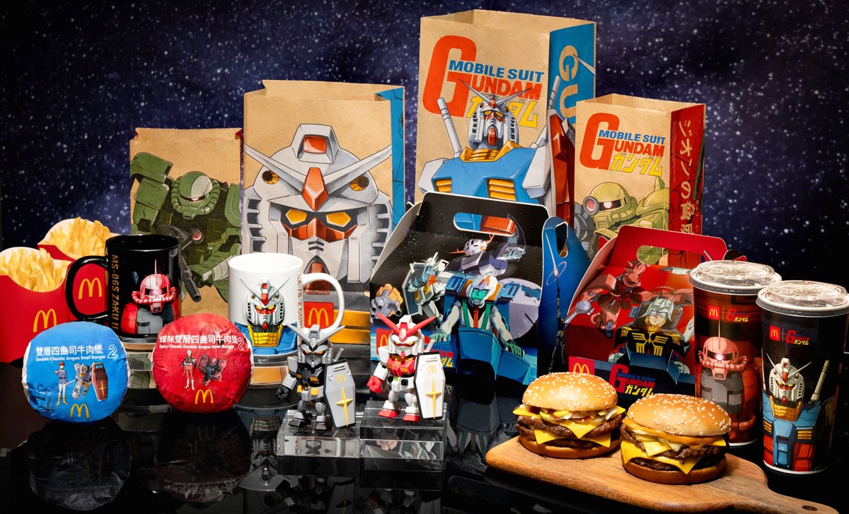 麥當勞「機動戰士鋼彈」聯名！10款包裝、鋼彈公仔，全台首間「鋼彈旗艦店」