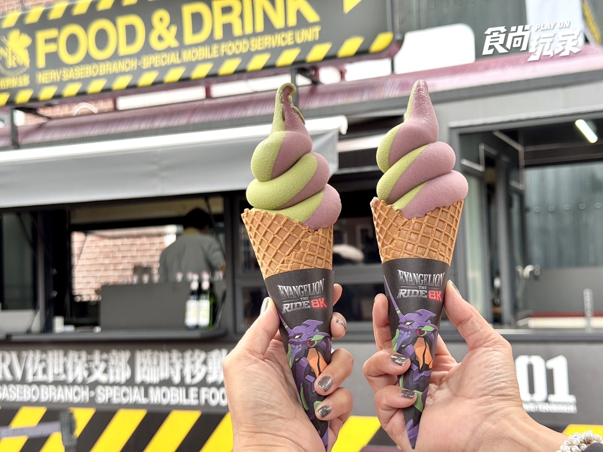 豪斯登堡變身EVA戰場！《新世紀福音戰士》8K飛行劇場、初號機霜淇淋、水舞秀