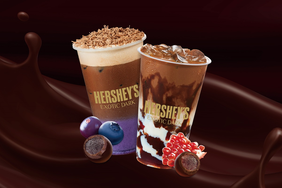 手搖控這波必收！HERSHEY’S可可飲買一送一，春水堂最美花藝聯名、焙茶霜淇淋